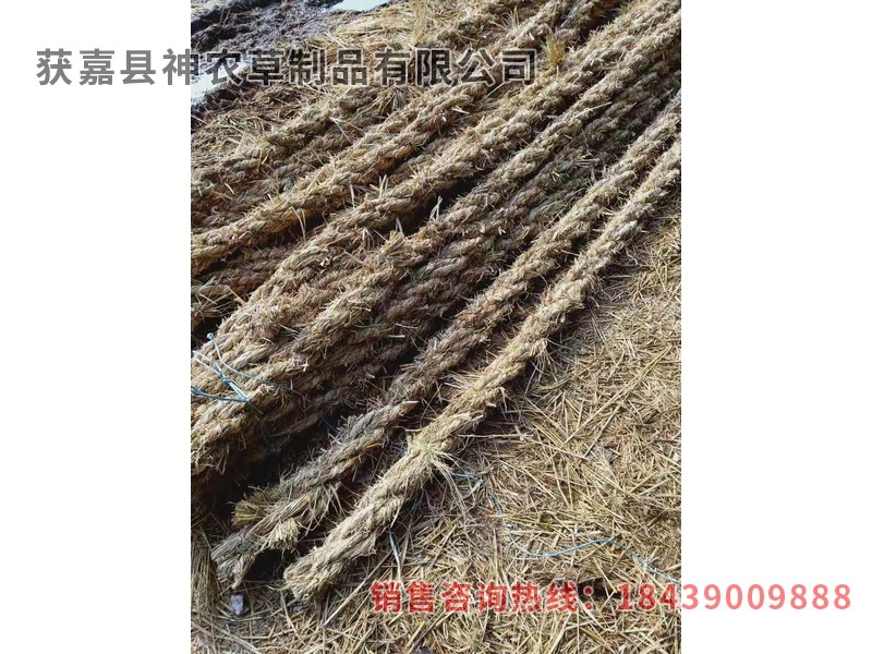 護(hù)坡草繩，護(hù)坡草棒